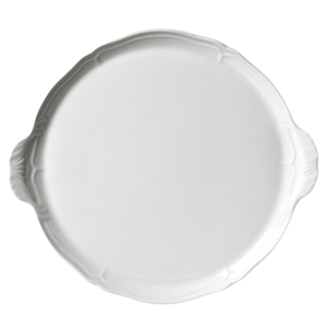 Ginori Antico Doccia White Cake Plate - 11.3"